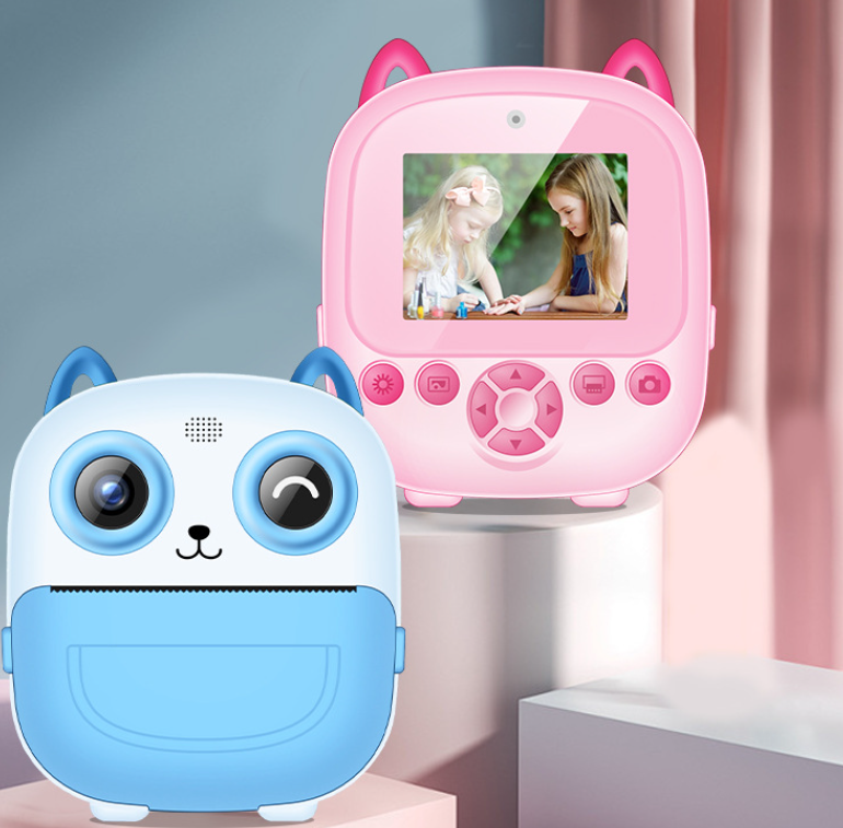 Kids Instant Print Camera with Photo Paper and 8GB Card