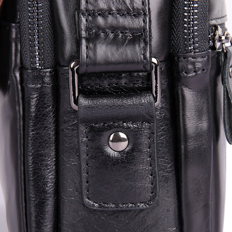 Genuine Leather Messenger Bags Casual Leather Bag For Men Crossbody Shoulder Bag