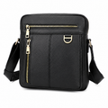 New Fashion Messenger Bags Casual Leather Bags For Men Leather Messenger Corssbody Side Shoulder Bag 1011