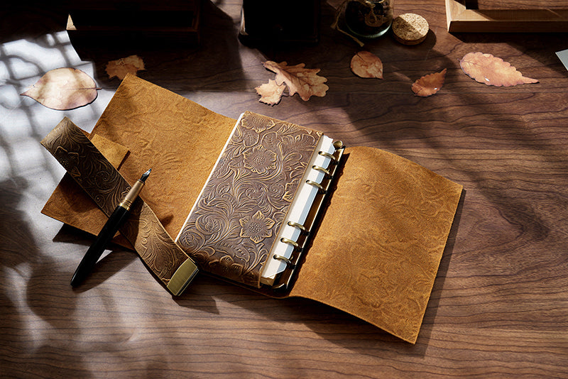 Full Grain Leather Code Sketchbook, Lock Journal Password Notebook Leather Code Journal A6 Leather Journal