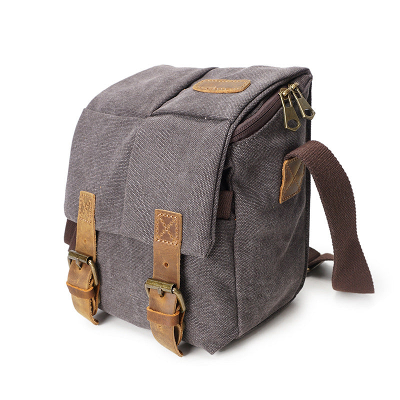 Photographic Hunter Camera Bag Canvas DSLR Camera Bag Vintage Crossbody Messenger Bag 3229