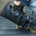 Men Large Tote Weekend Bag Cowhide Duffle Bag Travel Bag Z9016