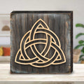 Spiral Symbol Celtic Art Wooden Wall Art by Celtic Art - Celtic Decor - 953168B