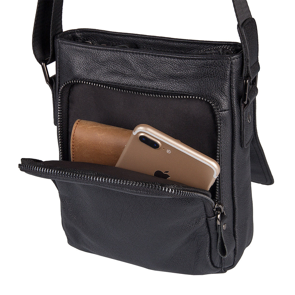 Messenger Bags For Men Leather Messenger Shoulder Bag 1033