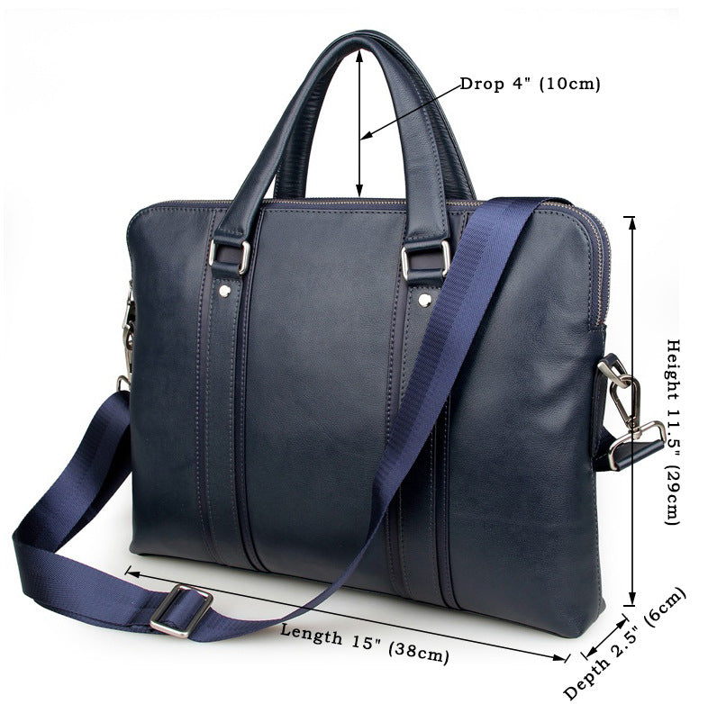 Mens Leather Laptop Messenger Bag Men Leather Bags Side Bags For Mens 7325