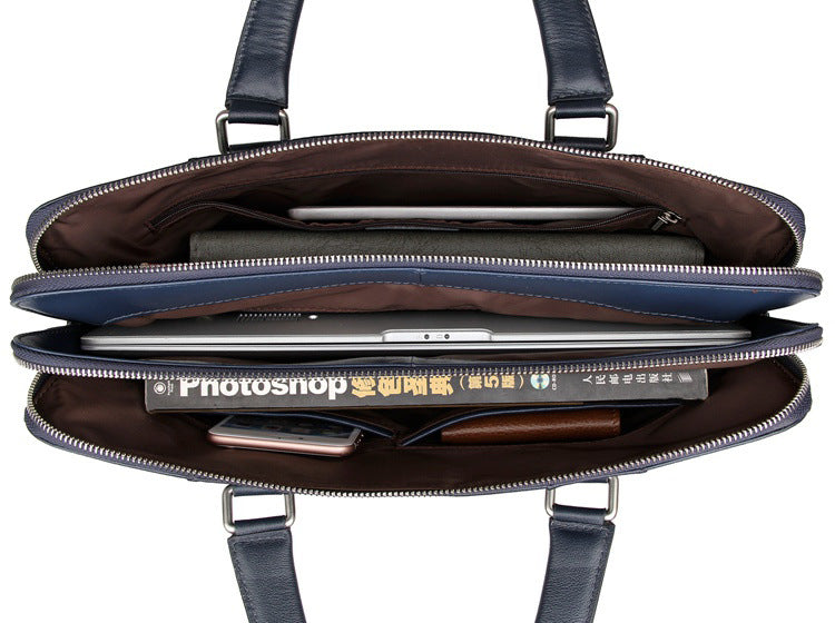 Mens Leather Laptop Messenger Bag Men Leather Bags Side Bags For Mens 7325