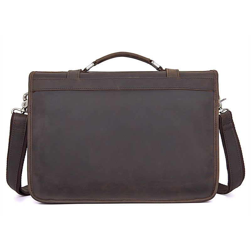 Mens Leather Crossbody Bag Leather Briefcase For Men Best Messenger Bags