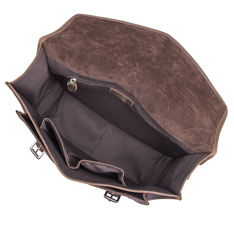 Mens Leather Crossbody Bag Leather Briefcase For Men Best Messenger Bags