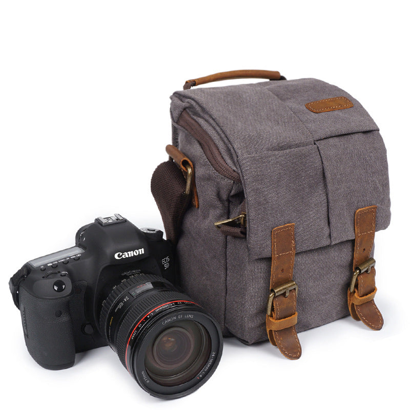 Photographic Hunter Camera Bag Canvas DSLR Camera Bag Vintage Crossbody Messenger Bag 3229