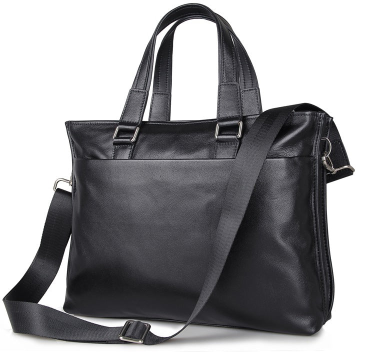 Mens Leather Laptop Messenger Bag Men Crossbody Leather Side Bags Briefcase For Mens 7328