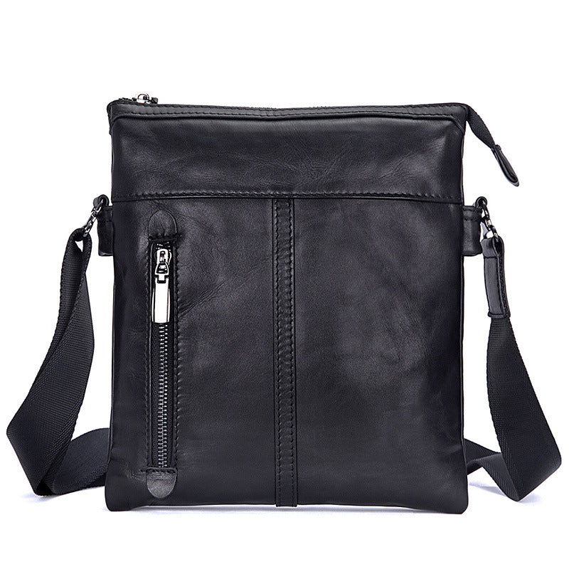 New Fashion Messenger Bags Casual Leather Bags For Men Leather Messenger Corssbody Side Shoulder Bag 1023A