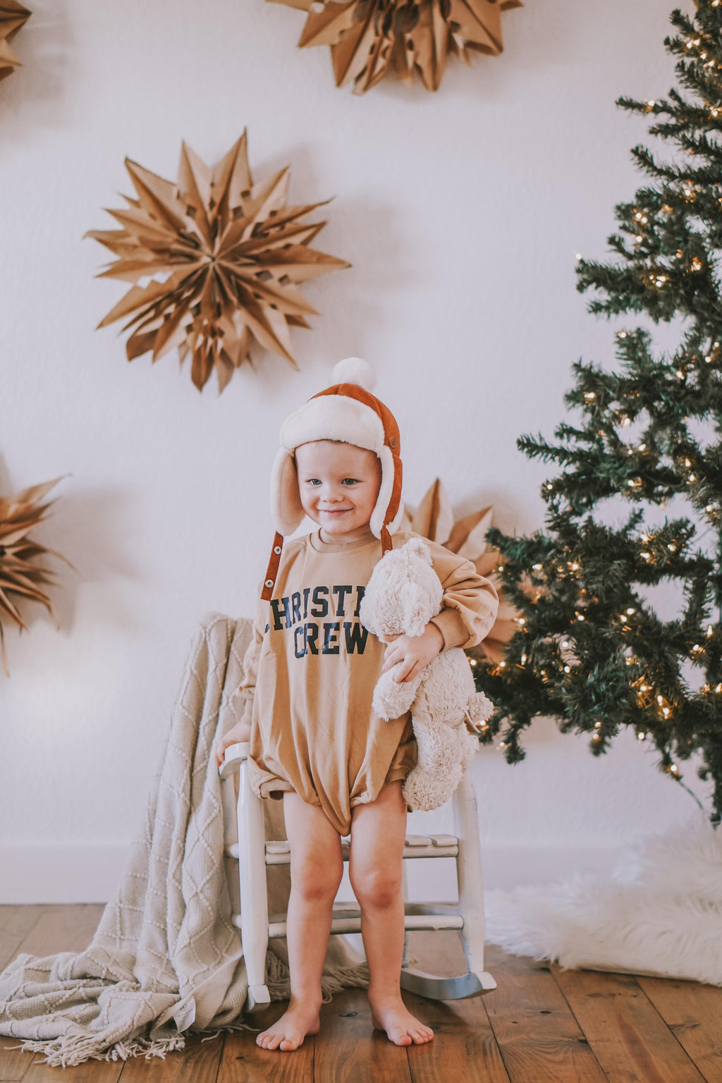 Christmas Crew Sweatshirt Romper
