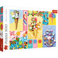 500 Piece Jigsaw Puzzle, Favorite Sweets, Candy and Ice Cream Puzzle, Adult Puzzles, Trefl 37335