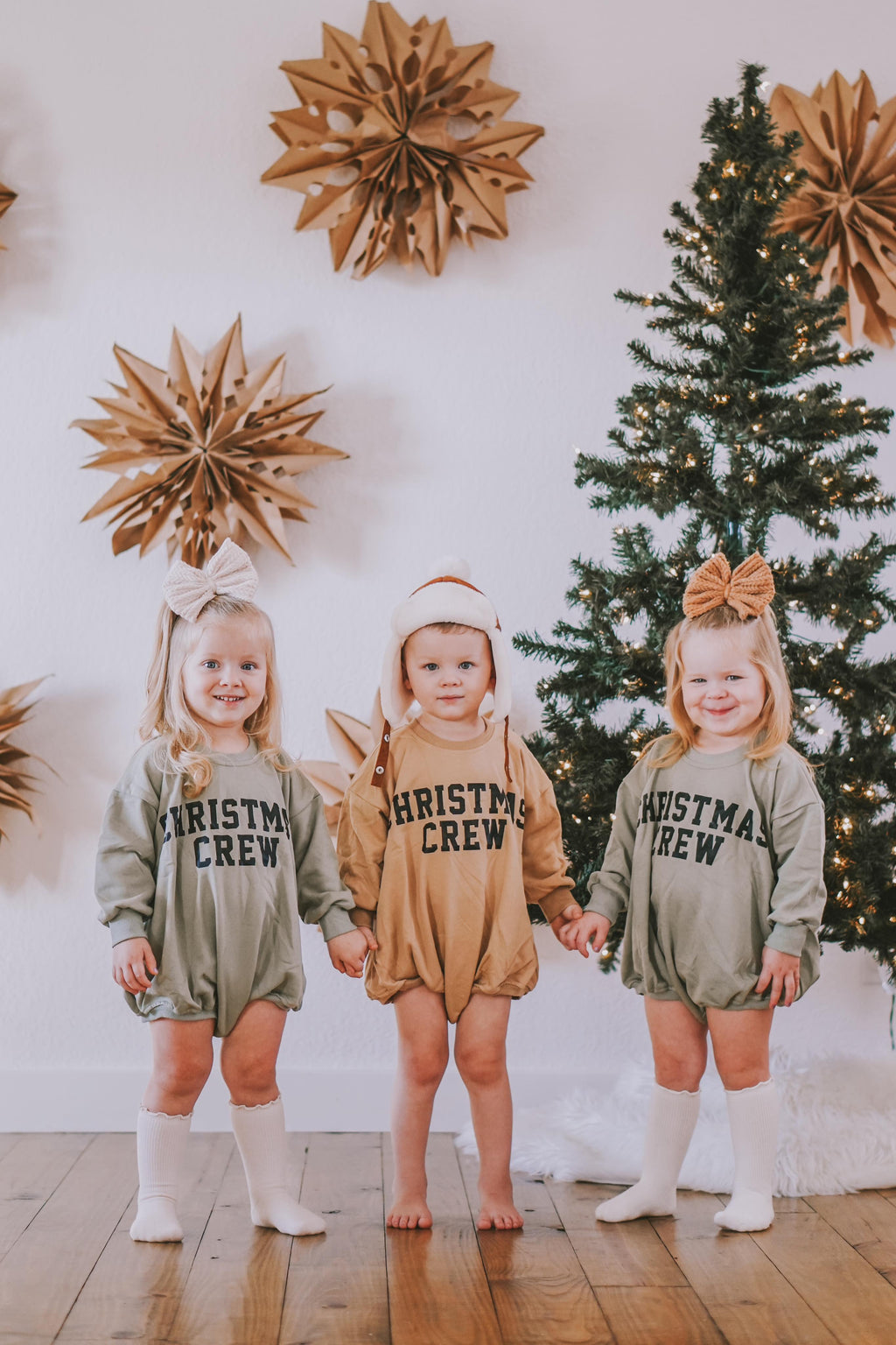 Christmas Crew Sweatshirt Romper