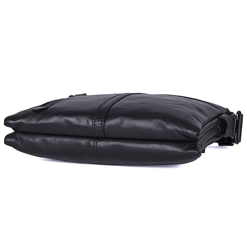 New Fashion Messenger Bags Casual Leather Bags For Men Leather Messenger Corssbody Side Shoulder Bag 1023A