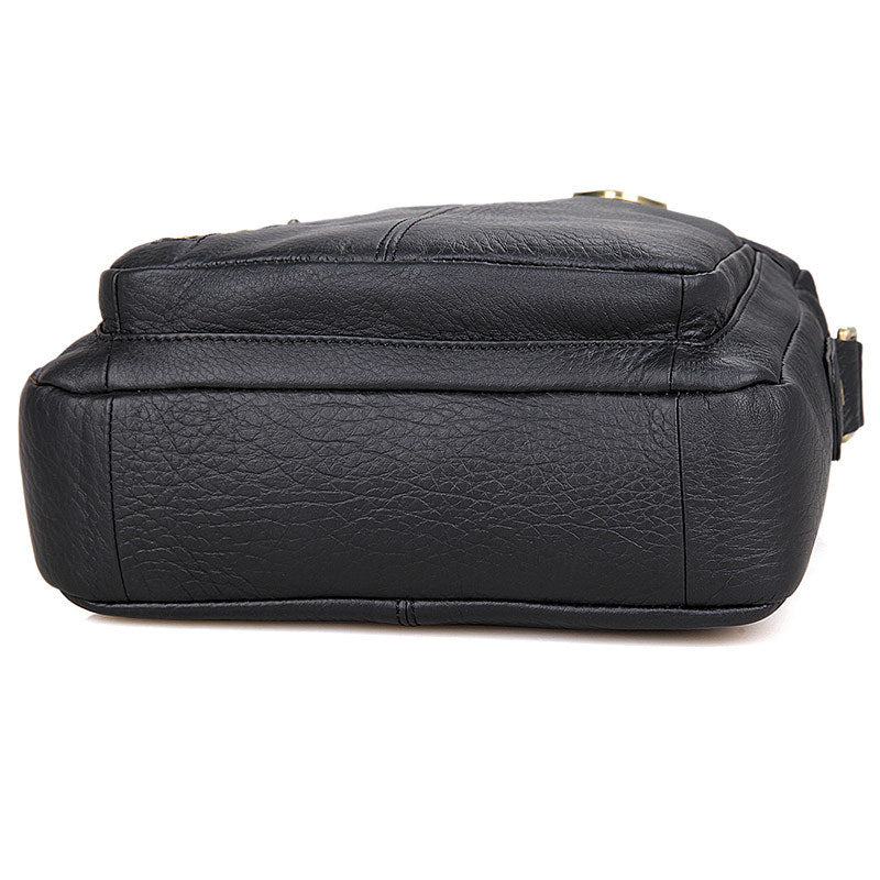 New Fashion Messenger Bags Casual Leather Bags For Men Leather Messenger Corssbody Side Shoulder Bag 1011
