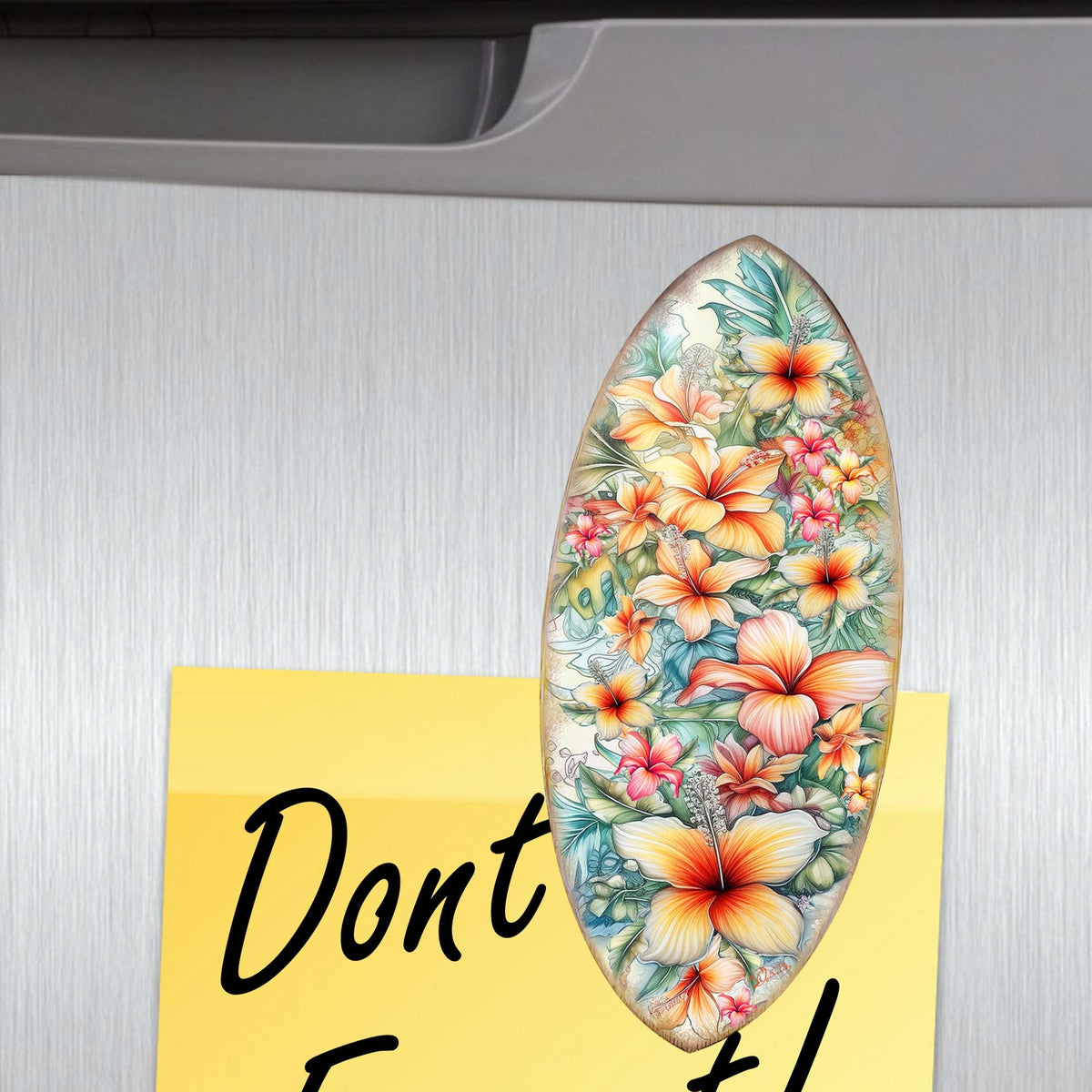 Coastal Charmers Surfboards Decorative Eco Wood Magnets Set of 6 by G. Debrekht - Coastal Decor - 8090070G-S6