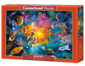 2000 Piece Jigsaw Puzzle, Man in Space, Sparkling stars, Astronaut, Space scene, Adult Puzzle, Castorland C-200849-2