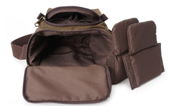 Photographic Hunter Camera Bag Canvas DSLR Camera Bag Vintage Crossbody Messenger Bag 3229