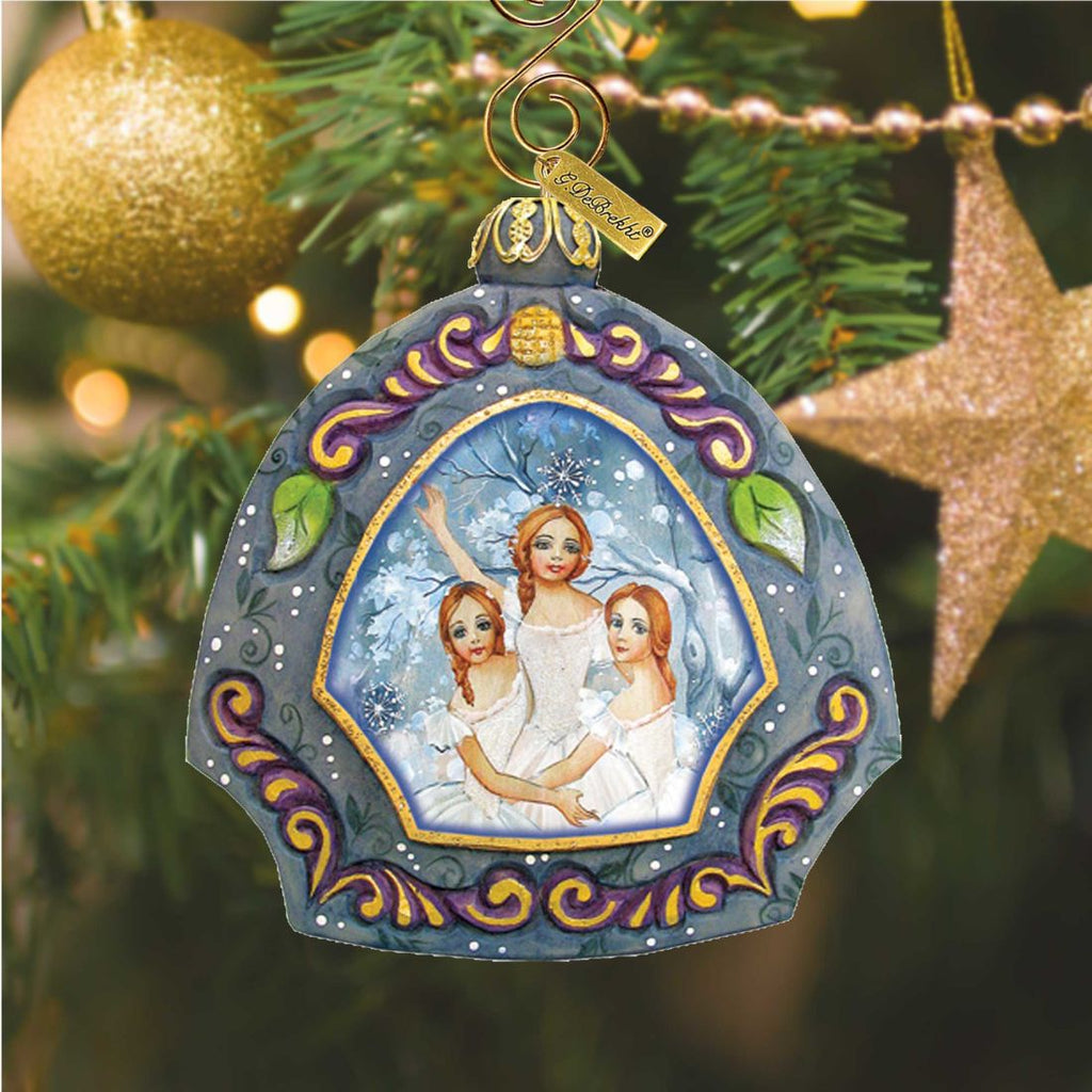 Nutcracker's Fairies Sculpted Hand-Painted Christmas Ornament by G. DeBrekht - Christmas Décor - 6102831