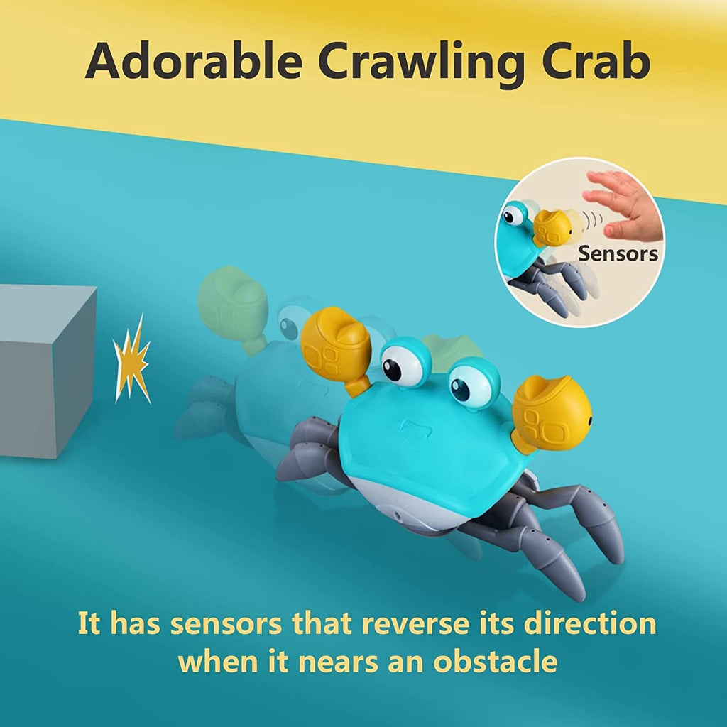 Scuttle & Groove Crawling Crab – Baby Fun Tummy Time & Crawling Buddy