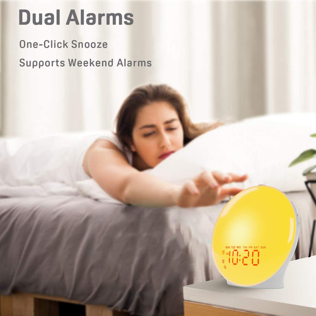 Sunrise Glow Wake-Up Light Alarm Clock