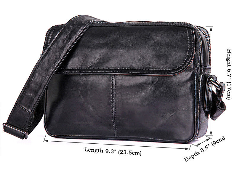 Genuine Leather Messenger Bags Casual Leather Bag For Men Crossbody Shoulder Bag