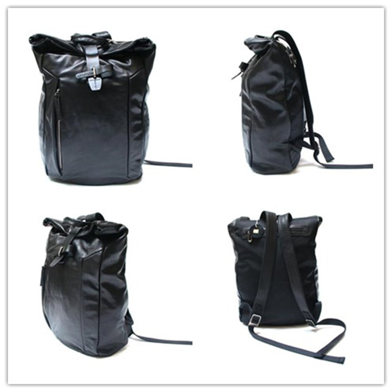 Full Grain Leather Travel Backpack Handmade  Laptop Backpack School Backpack