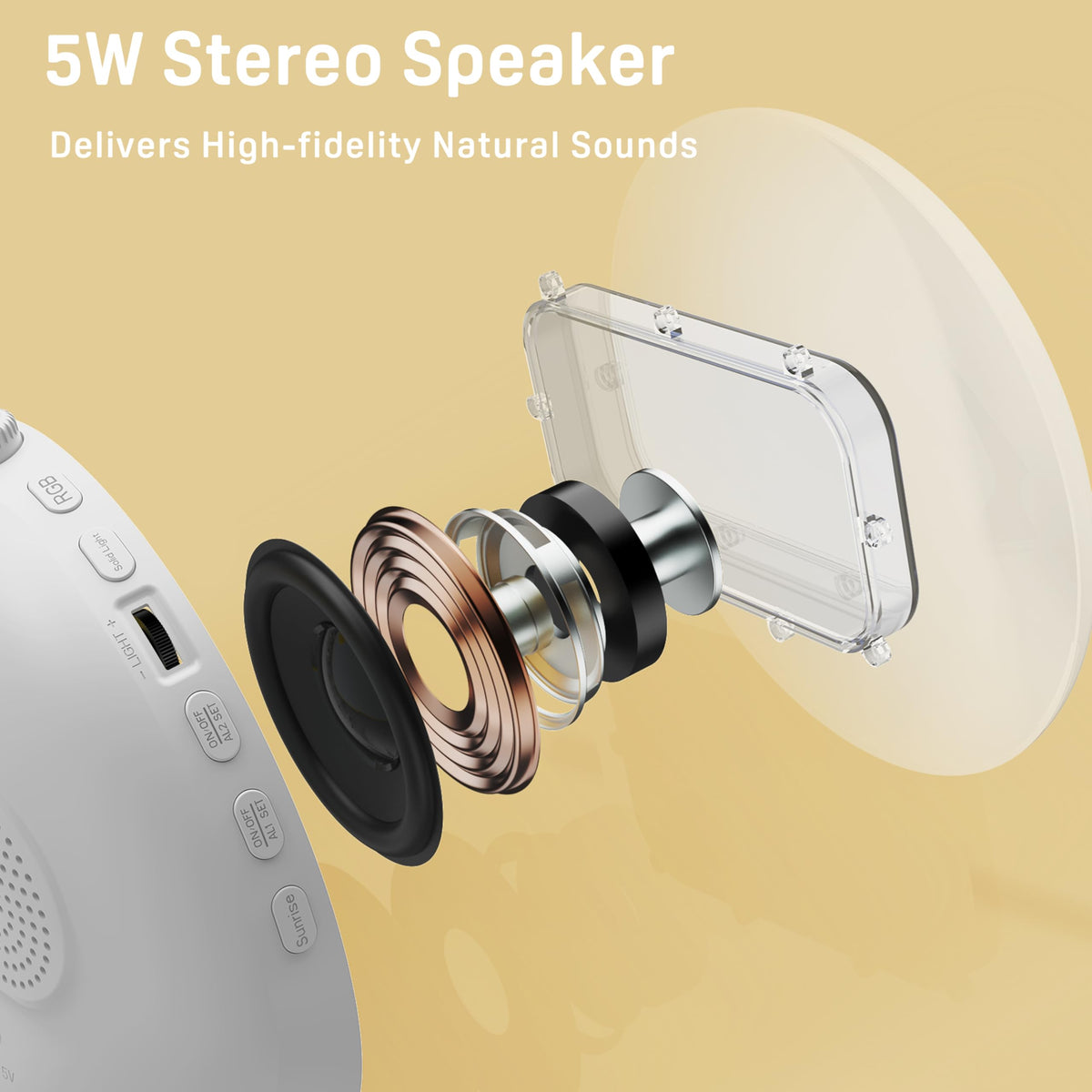Sunrise Glow Wake-Up Light Alarm Clock