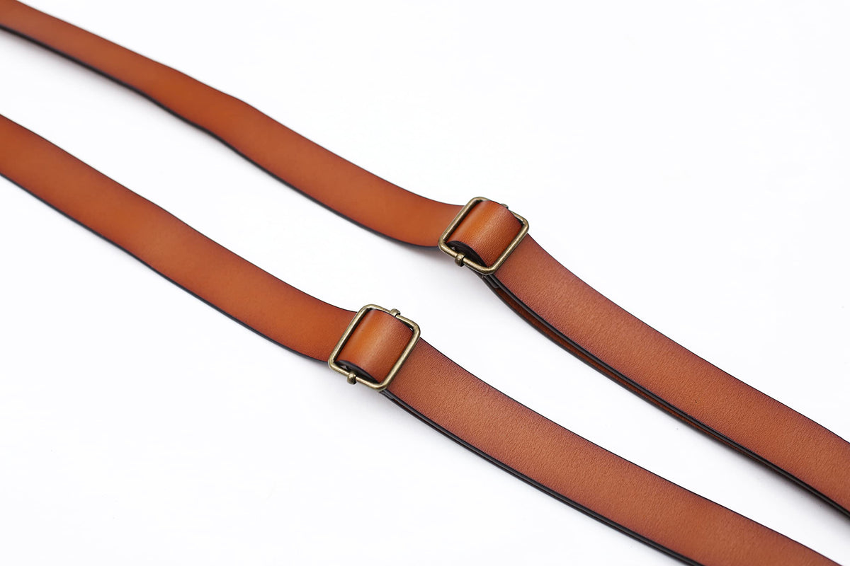 Leather Suspenders For Men Adjustable Design Genuine Leather Suspenders Groomsmen Gifts Mens Leather Suspenders