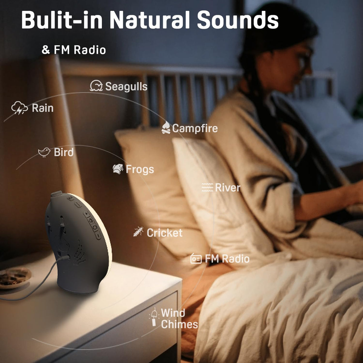 Sunrise Glow Wake-Up Light Alarm Clock