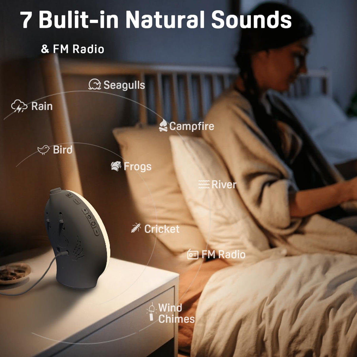 Sunrise Glow Wake-Up Light Alarm Clock