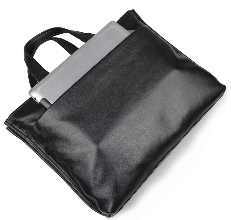 Mens Leather Laptop Messenger Bag Men Crossbody Leather Side Bags Briefcase For Mens 7328