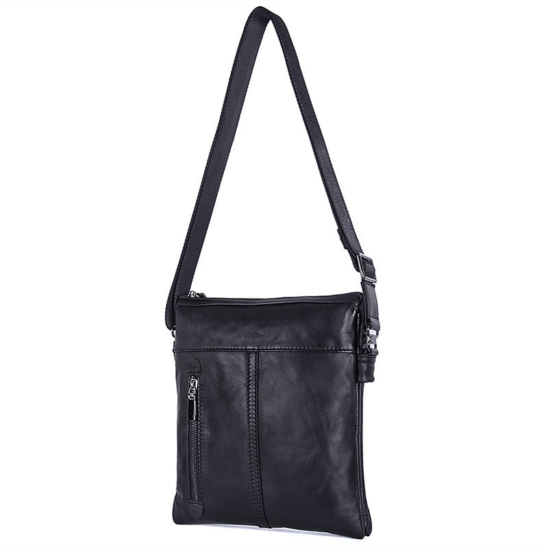 New Fashion Messenger Bags Casual Leather Bags For Men Leather Messenger Corssbody Side Shoulder Bag 1023A