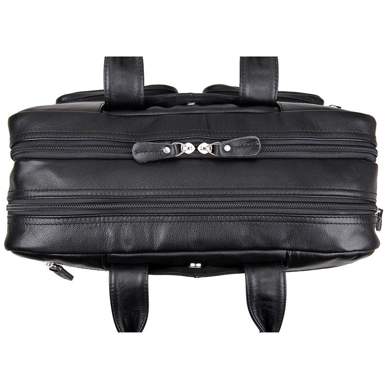Big Capacity Laptop Messenger Bag Business Briefcase Men Leather Bags Side Bags 7231