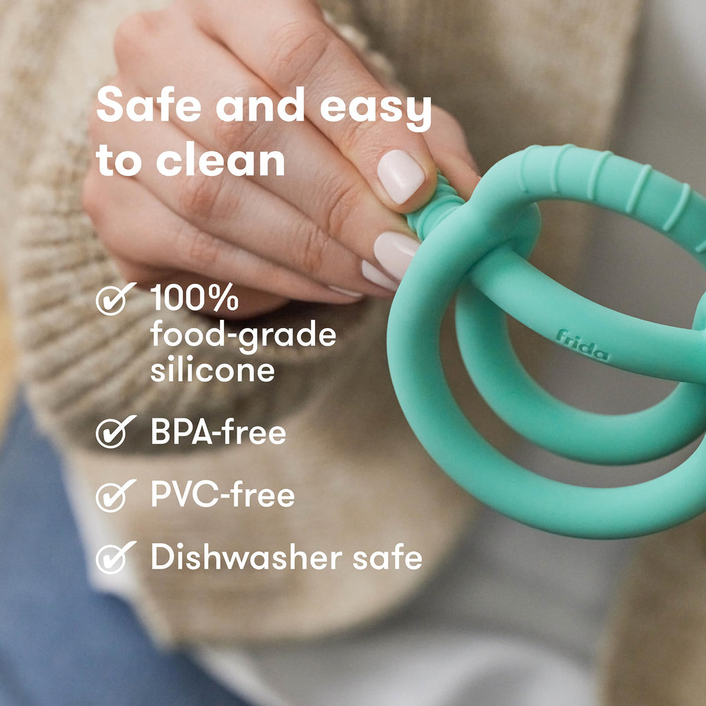 Get-A-Grip Silicone Baby Teether | Easy-Hold, BPA-Free Teething Relief