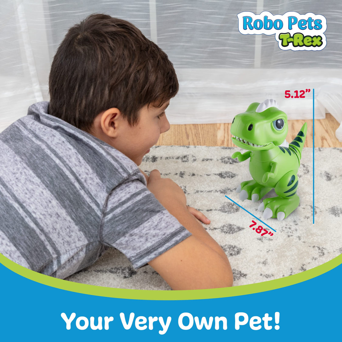 My Robo Pet T-Rex Dinosaur, Walking & Dancing Robot Dinosaur