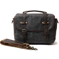 Photographic Hunter Camera Bag Canvas DSLR Camera Bag Vintage Crossbody Messenger Bag 9003