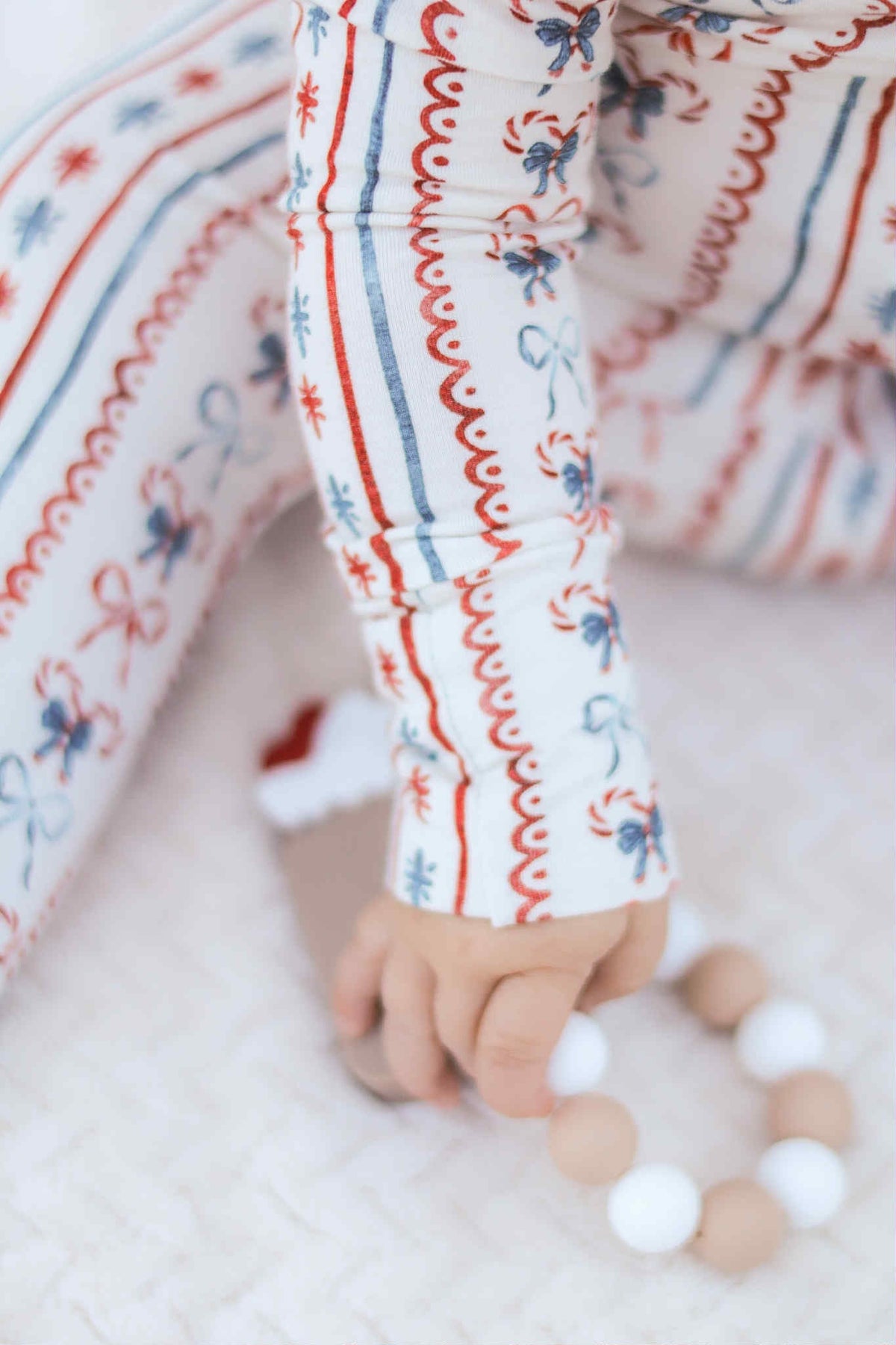 Candy Cane Lane Bamboo Christmas Pajamas - Zippy