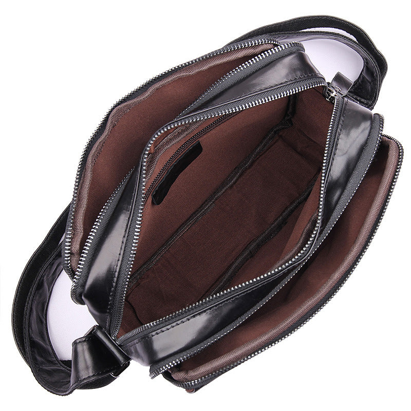 Genuine Leather Messenger Bags Casual Leather Bag For Men Crossbody Shoulder Bag