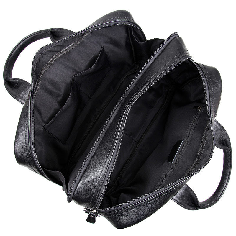 Big Capacity Laptop Messenger Bag Business Briefcase Men Leather Bags Side Bags 7231