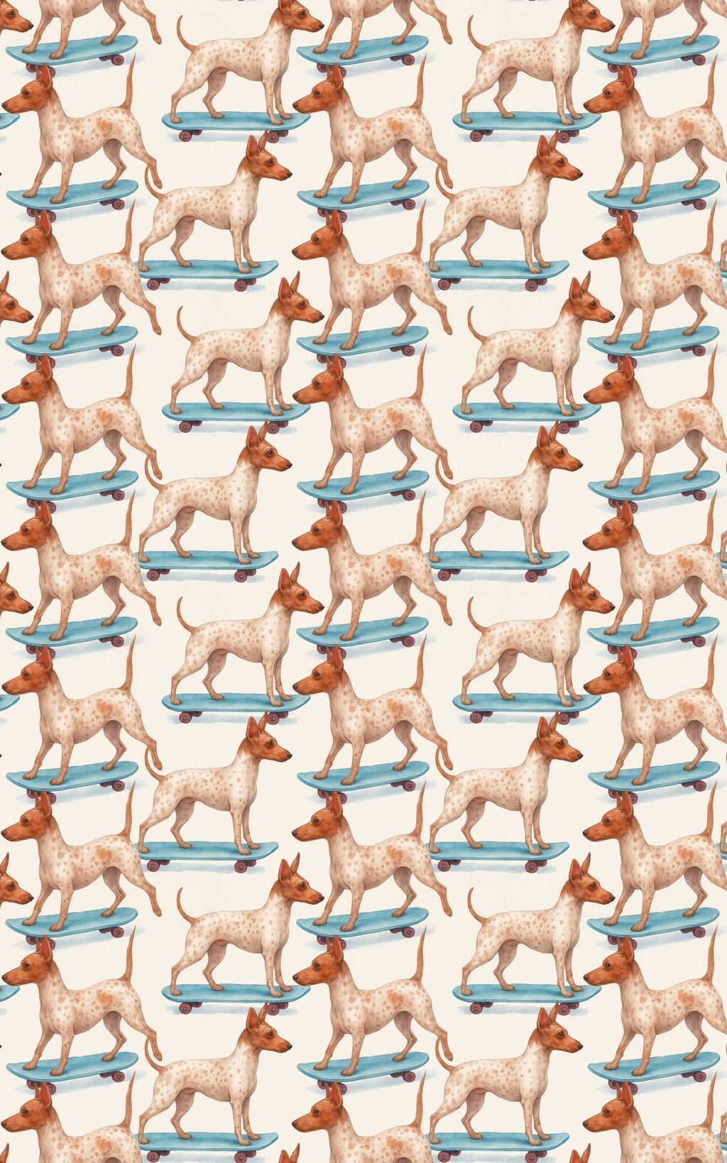 Skater Terrier Style Wrapping Paper