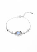 Starry Galaxy Silver Bracelet