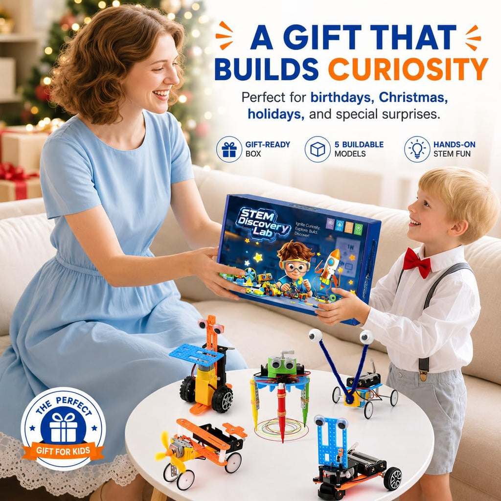 Young Inventor Robot Lab Build 5 Amazing STEM Robots for Kids