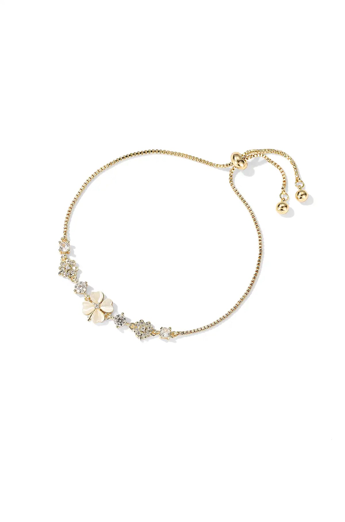 Opal Clover Bracelet