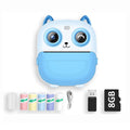 Kids Instant Print Camera with Photo Paper and 8GB Card