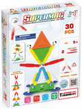 Tinamiri Supermag - Multicolor 30 - Magnetic Building Set, Educational construction fun, 30 piece set, Magnet Toys, 0650