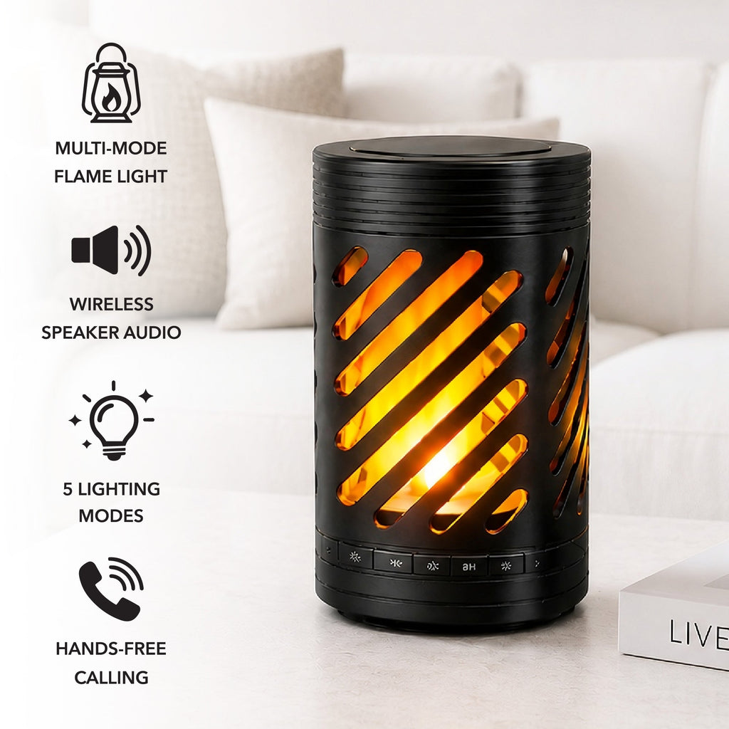 2-in-1 Ambient Flame Lantern Speaker-1