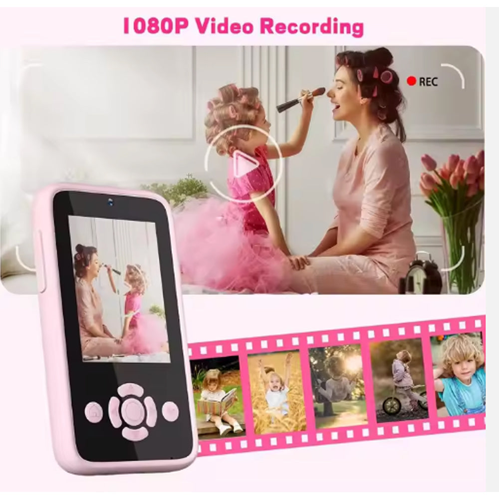Kids Play Smartphone with Camera and Games