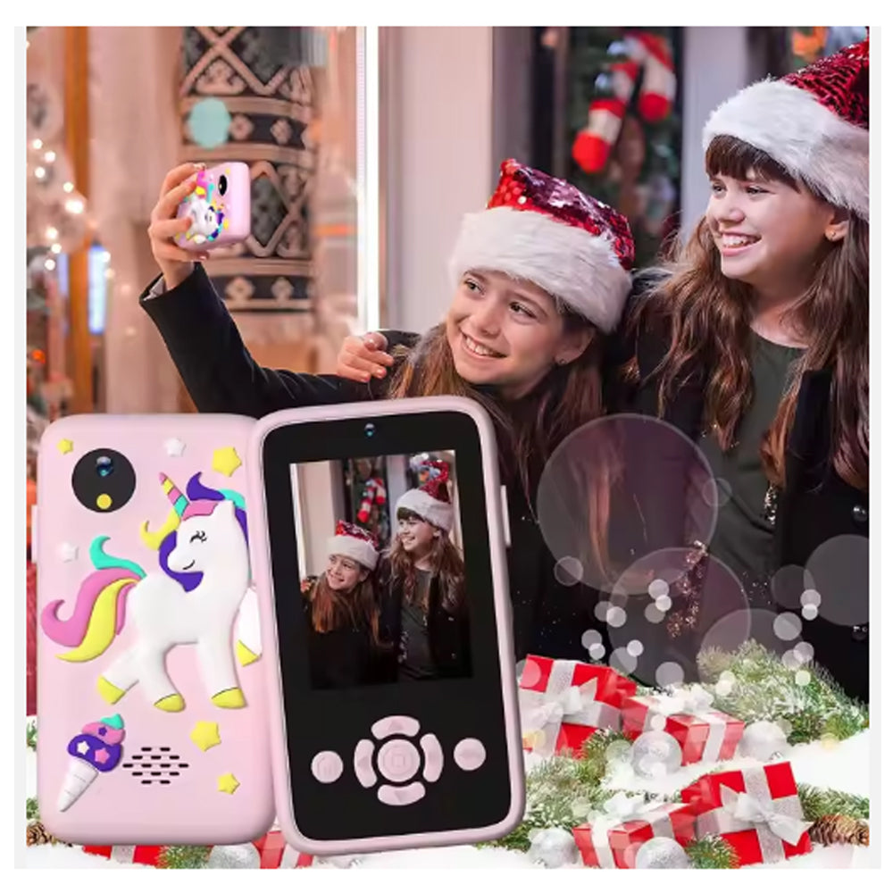Kids Play Smartphone with Camera and Games